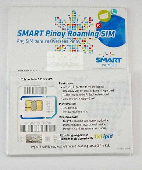 how to roam smart sim card outside philippines|smart prepaid roaming activation.